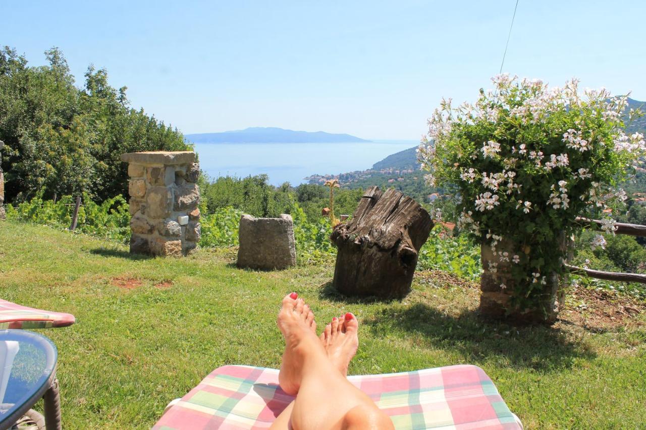 Veprinac Sea View Apartment With Garden Near Opatija מראה חיצוני תמונה